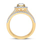 14K 0.62CT Diamond Bridal Ring
