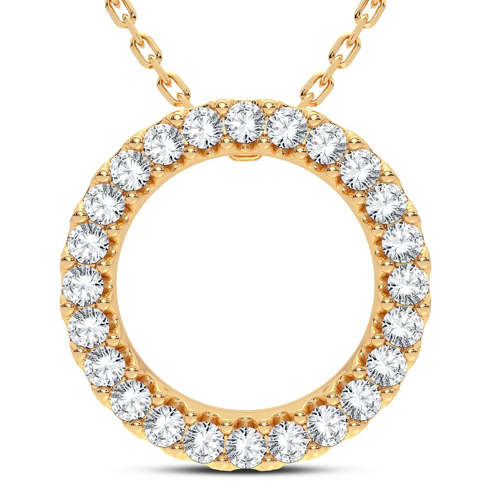 14K 0.25CT DIAMOND PENDANT