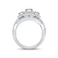 14K 2.00CT Diamond Bridal Ring