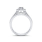 14K 0.96CT Diamond Bridal Ring