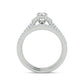 14K 0.60ct Diamond Bridal Ring