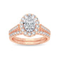 14K 1.00CT Diamond Bridal Ring
