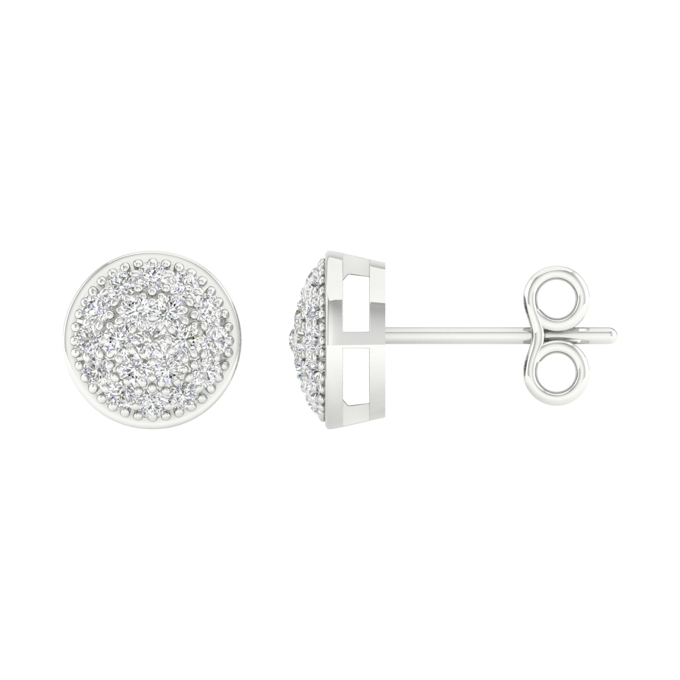 10K 0.10CT Diamond Earring