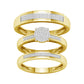 10K  0.33CT  DIAM  TRIO  SET