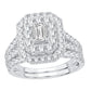 14K 2.00ct Diamond Bridal Set