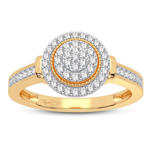 10K 0.10CT DIAMOND RING