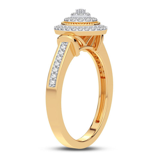 10K 0.10CT DIAMOND RING