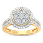 10K 0.10CT DIAMOND RING