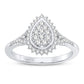 10K 0.25CT DIAMOND RING