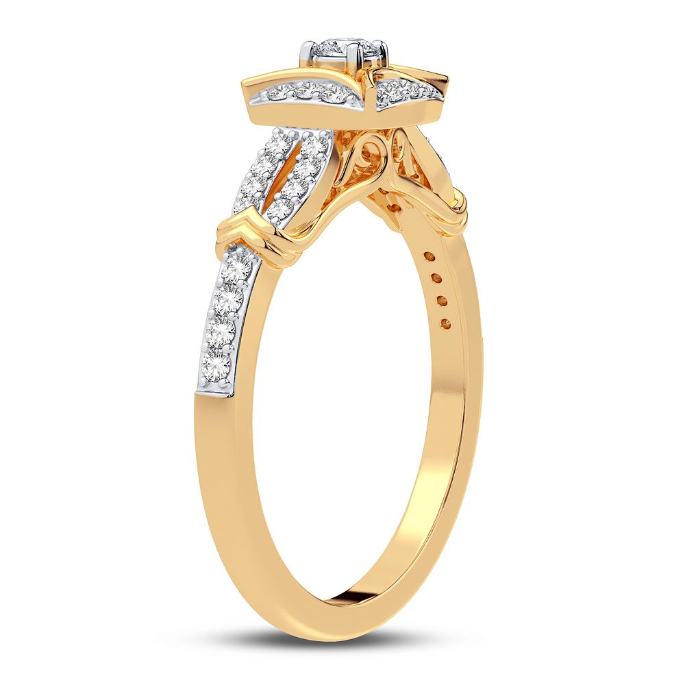 10K 0.25CT DIAMOND RING
