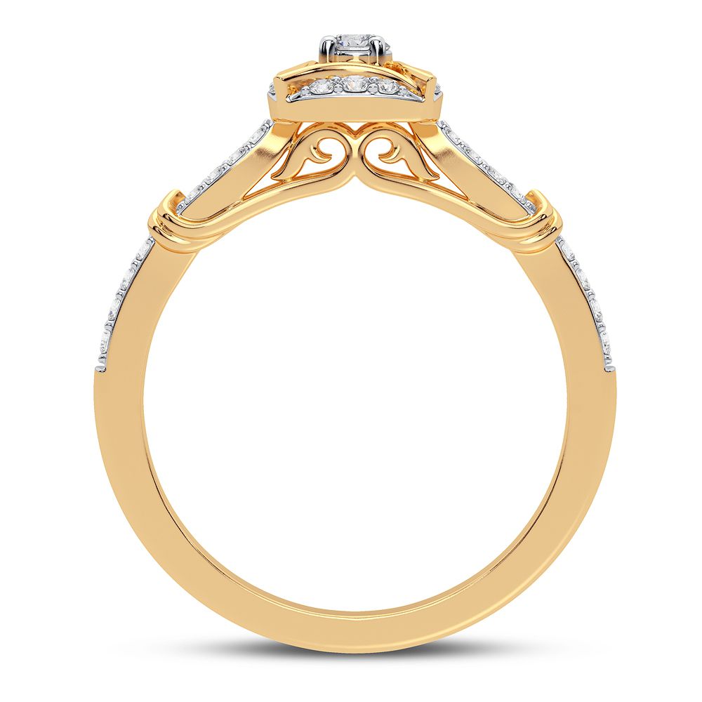 10K 0.25CT DIAMOND RING