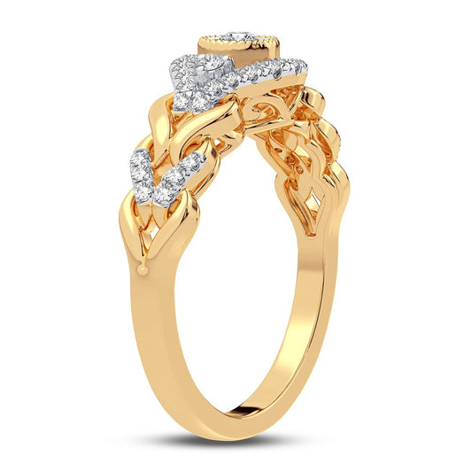 10K 0.25CT DIAMOND RING