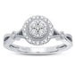 10K 0.10CT DIAMOND RING