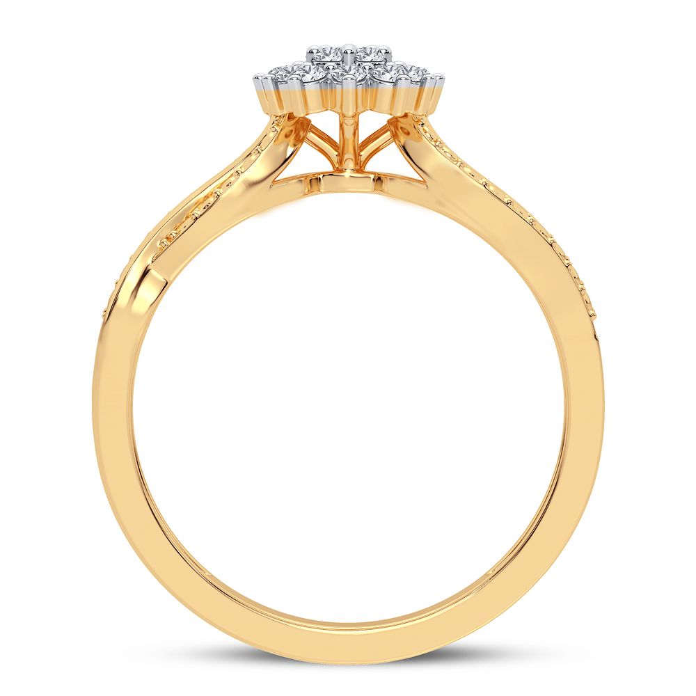 10K 0.20CT DIAMOND RING