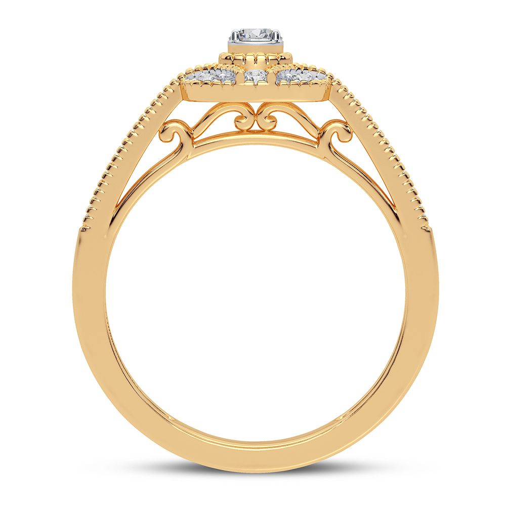 10K 0.25CT DIAMOND RING