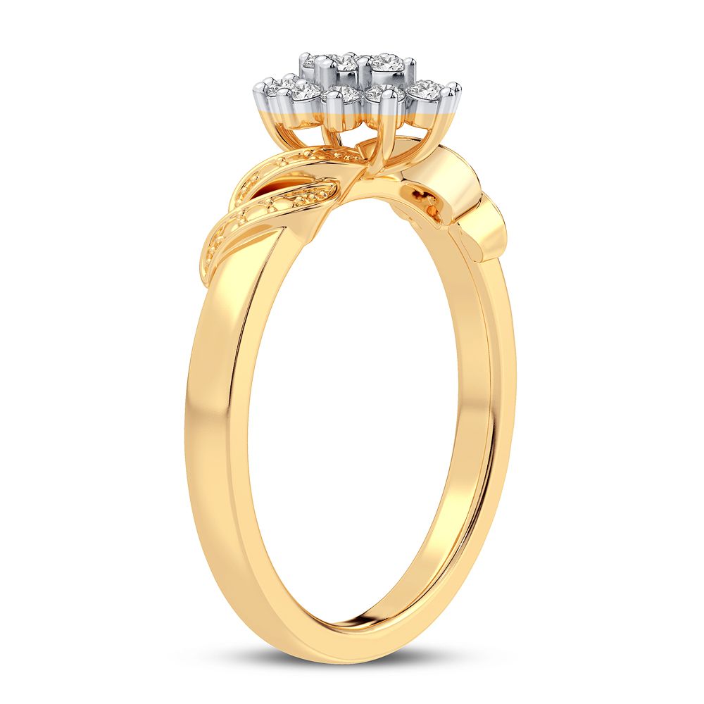 10K 0.20CT DIAMOND RING