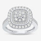 10K 1.00CT DIAMOND RING