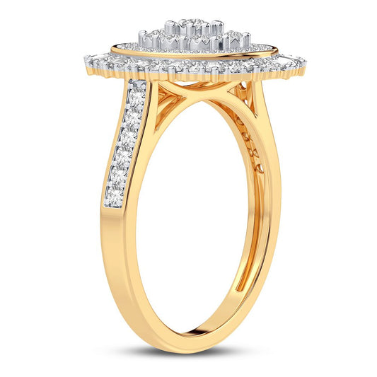 10K 0.50CT DIAMOND RING