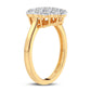 10K 0.10CT DIAMOND RING