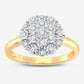 10K 0.11CT DIAMOND RING