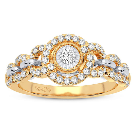 10K 0.25CT DIAMOND RING