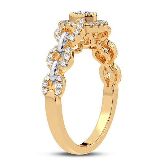 10K 0.25CT DIAMOND RING