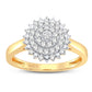 10K 0.25CT DIAMOND RING