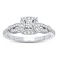 10K 0.25CT DIAMOND RING