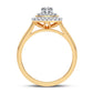 10K 0.25CT DIAMOND RING