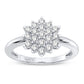 10K 0.16CT DIAMOND RING
