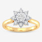 10K 0.10CT DIAMOND RING