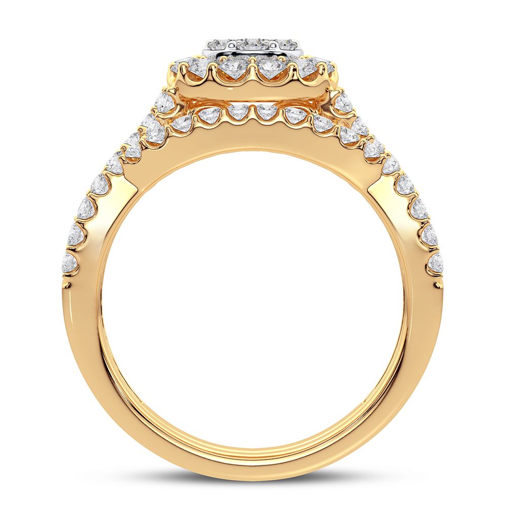 10K 1.00CT DIAMOND RING