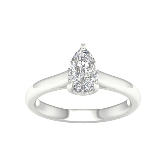 14K 1.00CT Lab Grown Engagement Ring ( IGI Certified )