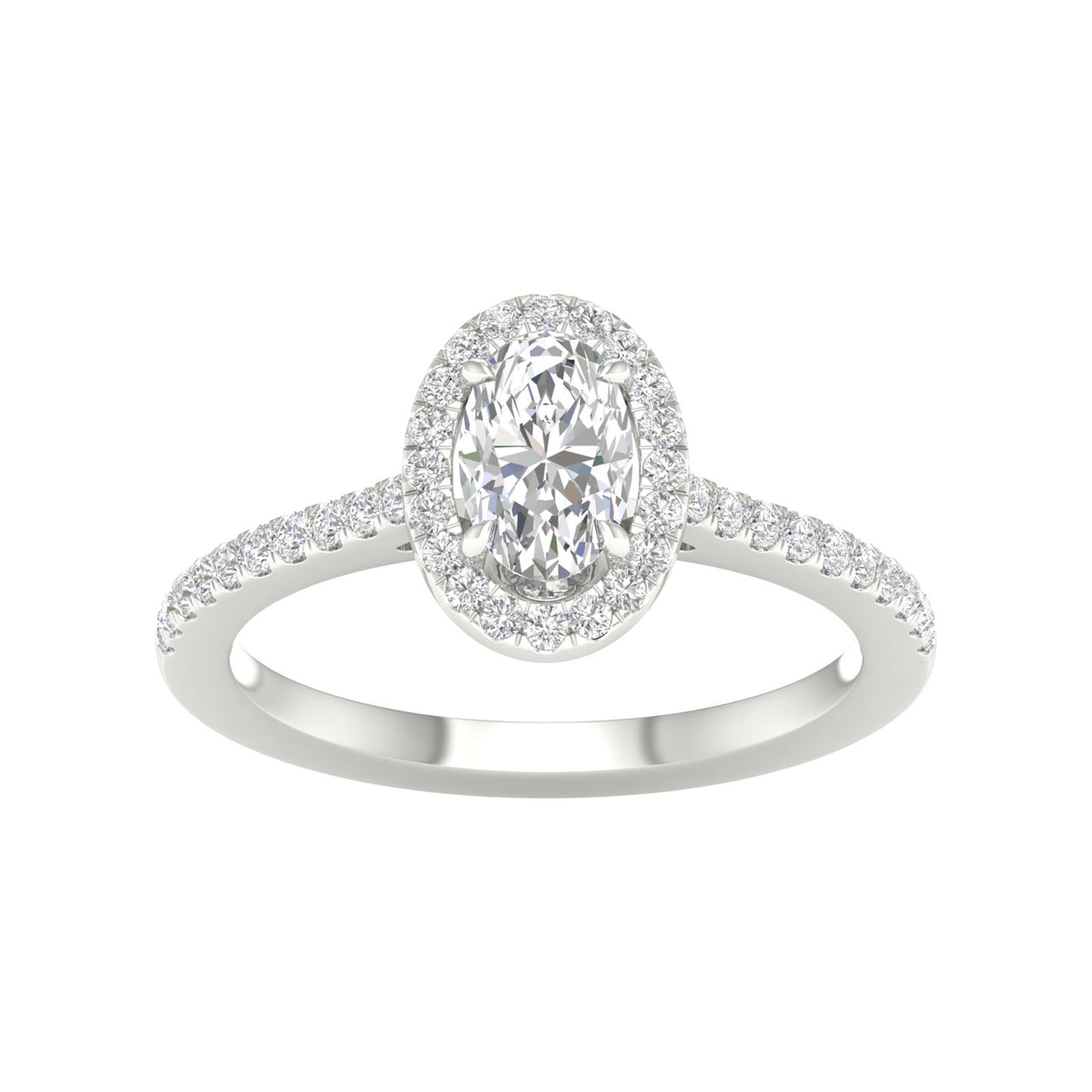14K 1.25CT Certified Lab Grown Diamond Ring ( IGI Certified )