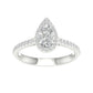 14K 1.25CT Certified Lab Grown Diamond Ring ( IGI Certified )
