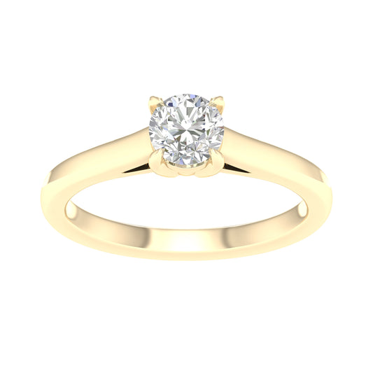 14K  0.75ct Certified Lab Grown Diamond Ring ( IGI Certified )