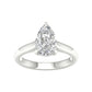 14K 2.00CT Certified Lab Grown Diamond Ring ( IGI Certified )