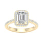 Certified Lab Grown 14K 2.25CT Diamond Engagement Ring