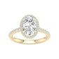 Certified Lab Grown 14K 2.25CT Diamond Engagement Ring