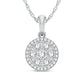 14K 0.25ct Diamond Pendant