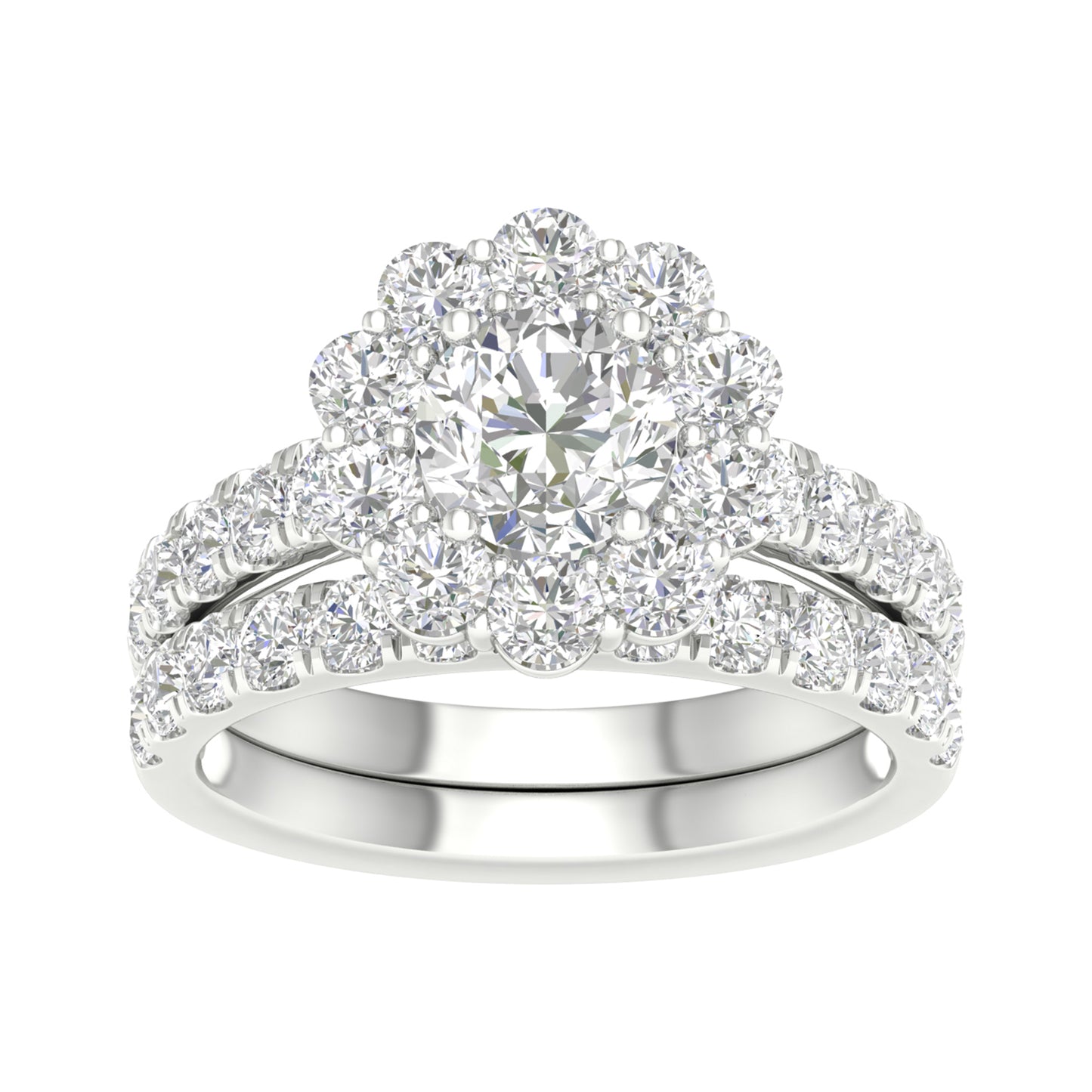14K 3.00CT Lab Grown Bridal Ring