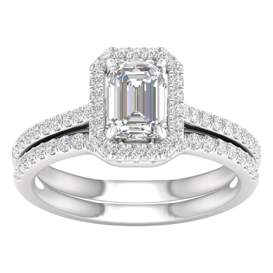 14K 1.45CT Lab Grown Bridal Set