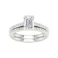 14K 1.50CT Certified Lab Grown Diamond Bridal Set