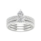14K 1.75CT Lab Grown Diamond Bridal Set