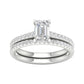 14K 1.50CT Lab Diamond Bridal Ring