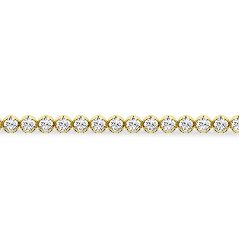 14K 10.00ct Lab Grown Bracelet ( EGL Certified )