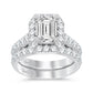 14K 5.00CT Certified Lab Grown Diamond Bridal Ring