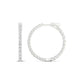 14K 3.00CT Lab Diamond Hoop Earring