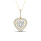 14K 0.50CT Lab Diamond Pendant