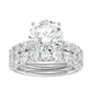 14K 6.00CT Certified Lab Grown Diamond Bridal Set